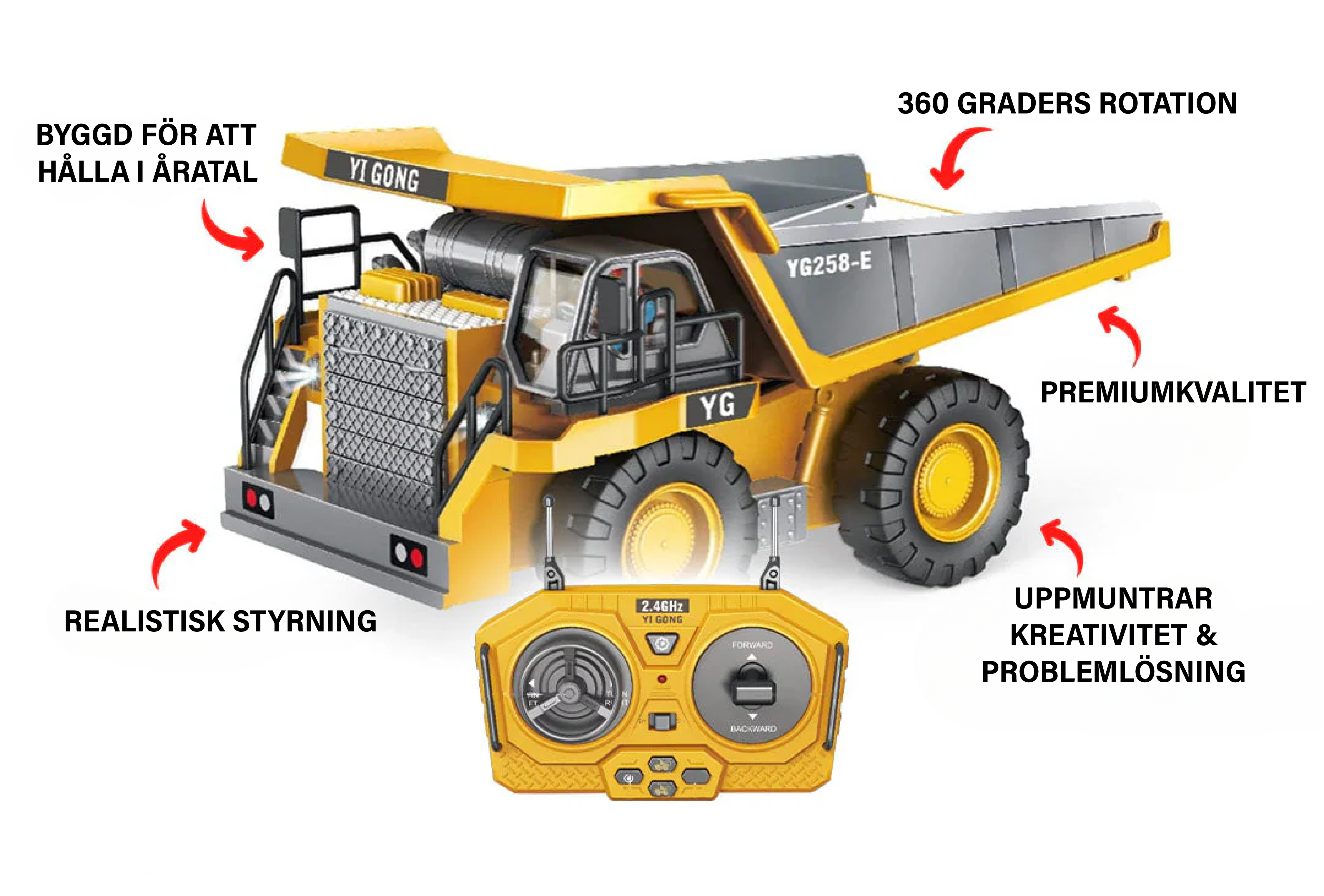 ConstructPro - Fjärrkontrollstyrd maskin