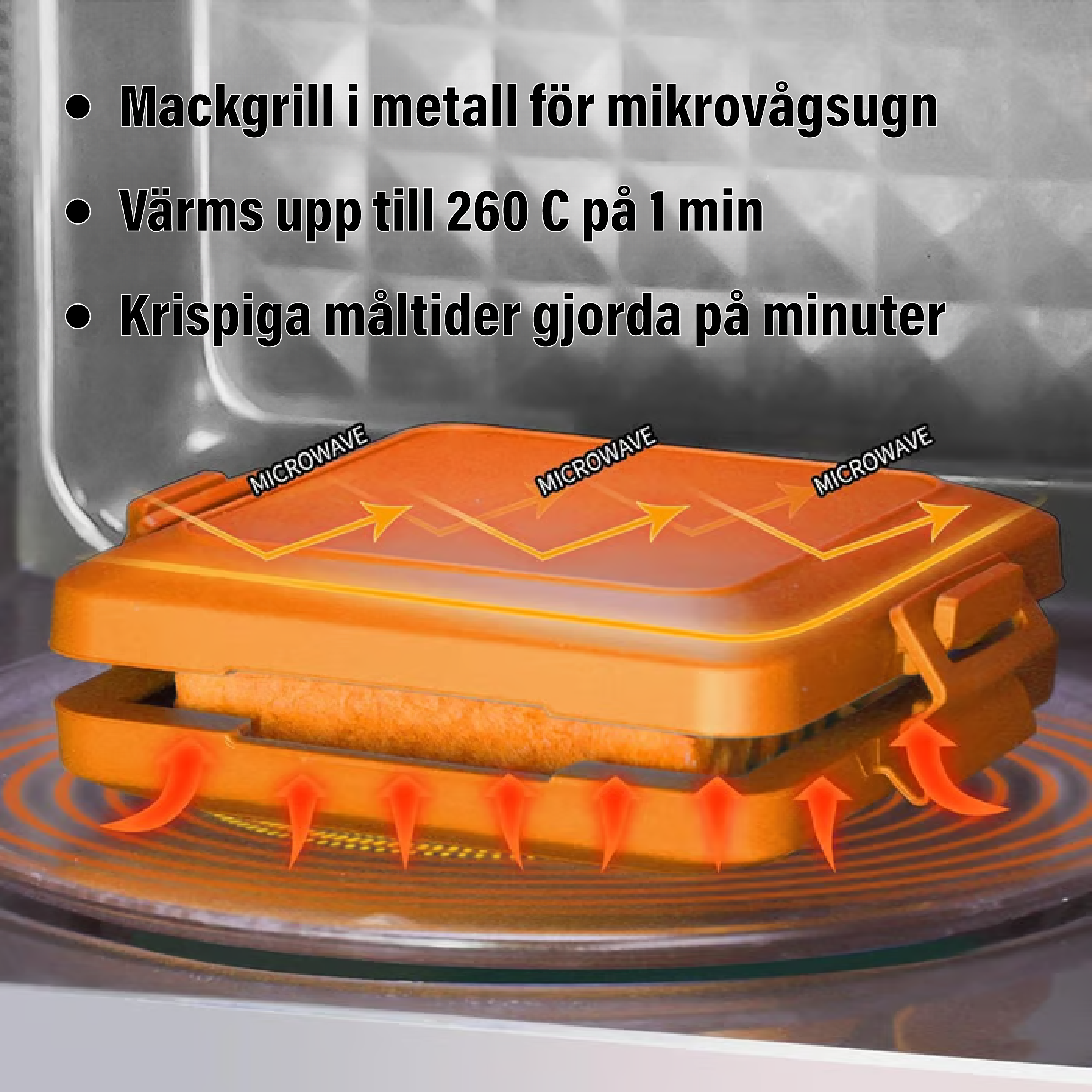 🔥HOT SALE🔥Officiell Morphy Richards mackgrill för mikrovågsugn