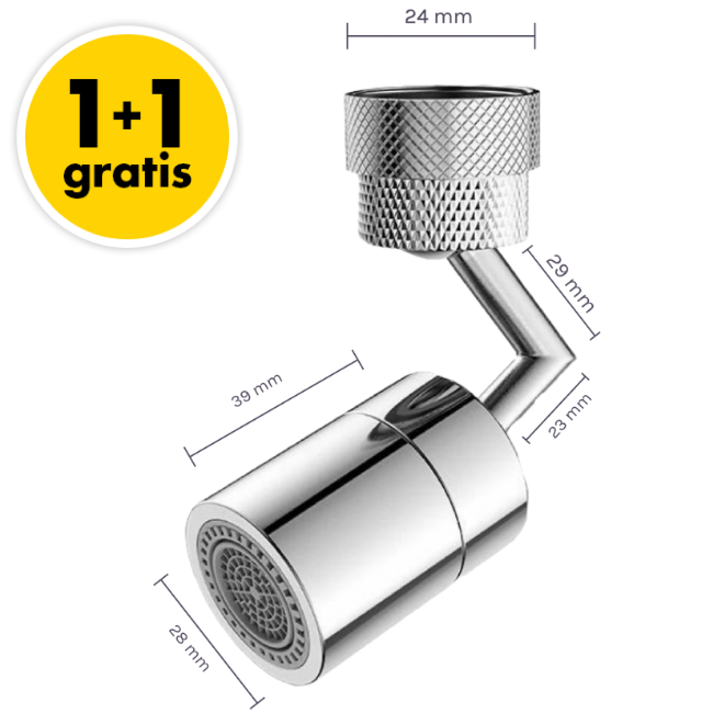 Universal och multifunktionell kran | 1+1 GRATIS